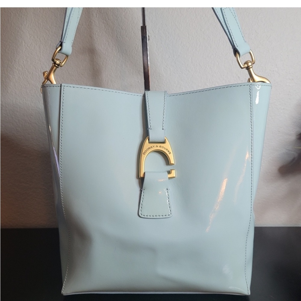 Dooney & Bourke Lana Patent Leather Bucket Shoulder Bag